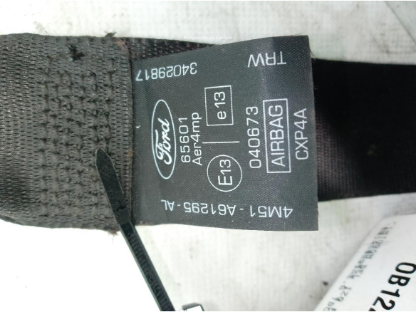 4M51A61295AL CINTURON DEL IZQ FORD FOCUS II (DA_, HCP)|Desguaces La Cabaña