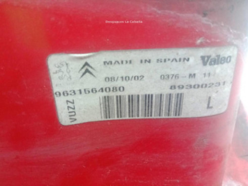 9631564080 PILOTO TRA IZQ EXT CITROEN XSARA PICASSO (N68)|Desguaces La Cabaña