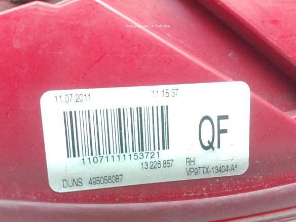 495056087 PILOTO TRA DER EXT OPEL INSIGNIA A Sports Tourer (G09)|Desguaces La Cabaña