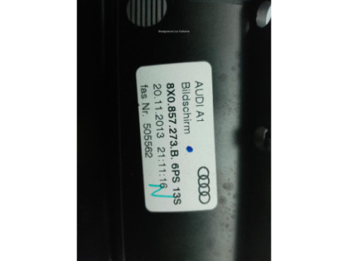 8X0857273B PANTALLA MULTIMEDIA AUDI A1 (8X1, 8XK)|Desguaces La Cabaña