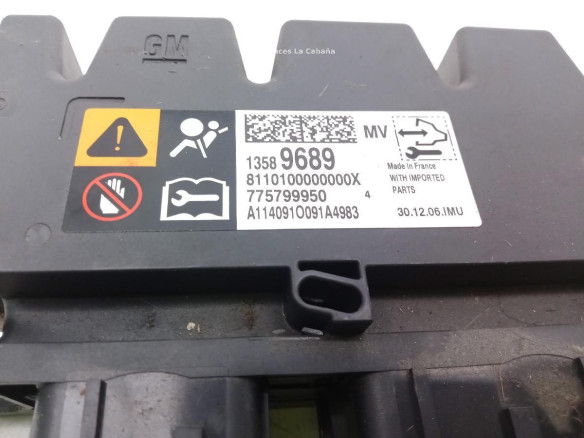 13589689 CENTRALITA AIRBAG OPEL ADAM (M13)|Desguaces La Cabaña