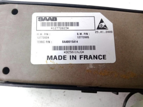 12772024 MANDO ELEVALUNAS PUERTA LAT DEL IZQ SAAB 9-3 (YS3F)|Desguaces La Cabaña