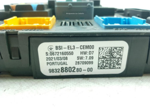 9832880280 CENTRALITA MULTIFUNCION OPEL COMBO Limusina (X19)|Desguaces La Cabaña