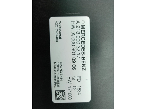 A2139003217 MODULO ELECTRONICO 3 MERCEDES BENZ CLASE A (W177)|Desguaces La Cabaña