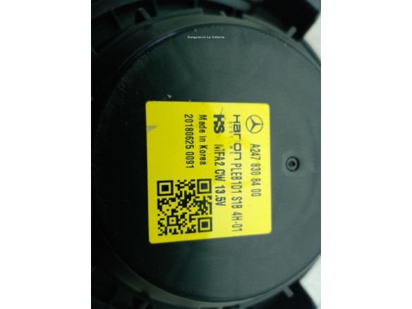 A2478308400 MOTOR CALEFACCION MERCEDES BENZ CLASE A (W177)|Desguaces La Cabaña