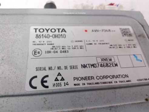 861400H010 PANTALLA MULTIMEDIA TOYOTA AYGO (_B4_)|Desguaces La Cabaña