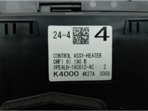 GMF161190B MANDO CLIMA MAZDA 6 Ranchera familiar (GJ, GL)|Desguaces La Cabaña