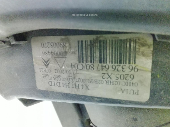 9632664780 FARO DERECHO CITROEN C5 I Break (DE_)|Desguaces La Cabaña