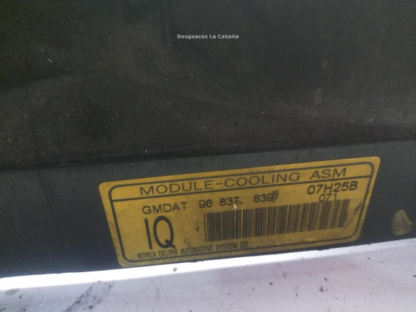 96837839 ELECTROVENTILADOR OPEL ANTARA (L07)|Desguaces La Cabaña