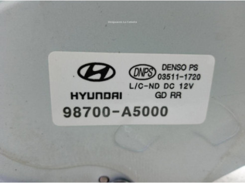 98700A5000 MOTOR LIMPIAPARABRISAS TRA HYUNDAI i30 (GD)|Desguaces La Cabaña
