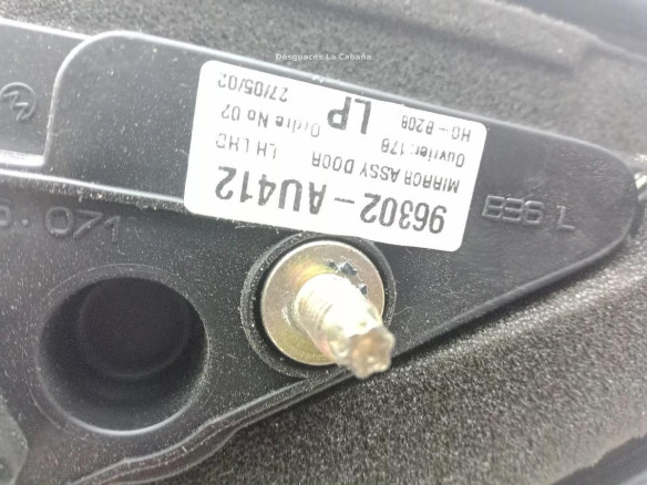 96302AU412 ESPEJO IZQ NISSAN PRIMERA Hatchback (P12)|Desguaces La Cabaña