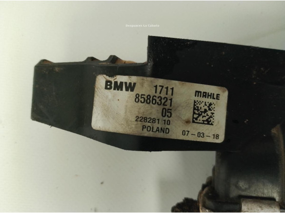 8586321 RADIADOR AGUA BMW X1 (F48)|Desguaces La Cabaña