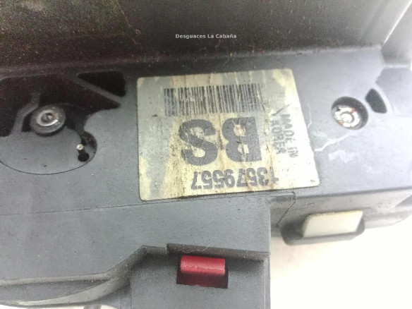 13579557 CERRADURA PUERTA LAT TRA IZQ OPEL ZAFIRA TOURER C (P12)|Desguaces La Cabaña