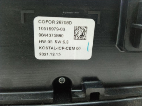 9844375880 MANDO CLIMA CITROEN C4 III (BA_, BB_, BC_)|Desguaces La Cabaña