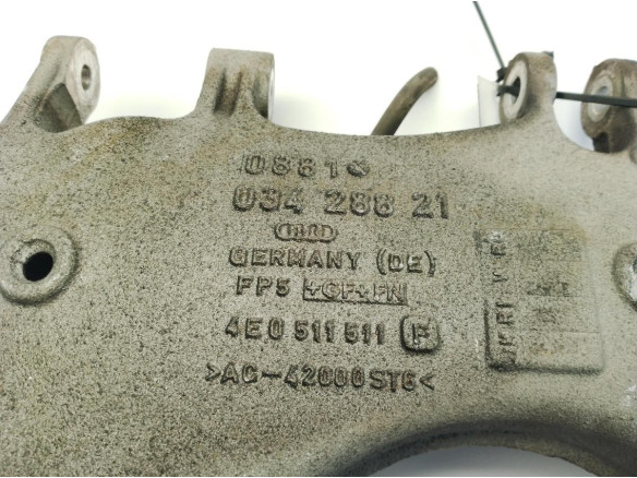 4E0511511 BRAZO SUSPENSION TRA IZQ INF CENTRAL VW PHAETON (3D1, 3D2, 3D3, 3D4, 3D6, 3D7, 3D8, 3D9)|Desguaces La Cabaña