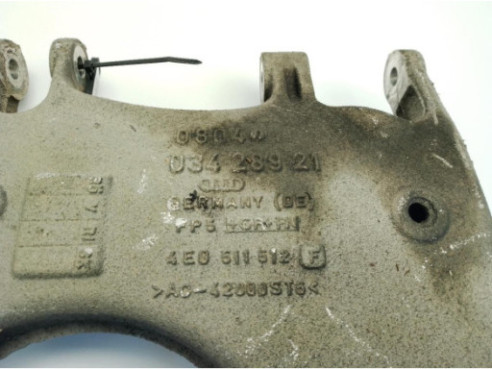 4E0511512 BRAZO SUSPENSION TRA DER INF CENTRAL VW PHAETON (3D1, 3D2, 3D3, 3D4, 3D6, 3D7, 3D8, 3D9)|Desguaces La Cabaña