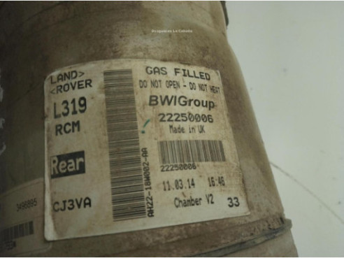 22250006 AMORTIGUADOR TRA IZQ LAND ROVER DISCOVERY IV (L319)|Desguaces La Cabaña