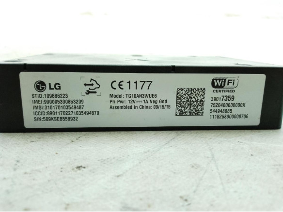 39017359 MODULO ELECTRONICO 1 OPEL ASTRA K (B16)|Desguaces La Cabaña