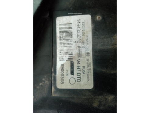 89006358 FARO DERECHO FIAT ULYSSE (179_)|Desguaces La Cabaña