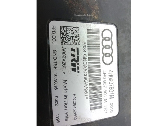4H0907801M MODULO ELECTRONICO 4 AUDI A6 (4G2, 4GC, C7)|Desguaces La Cabaña
