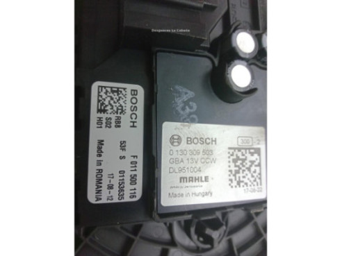 F011500116 MOTOR CALEFACCION OPEL ASTRA K (B16)|Desguaces La Cabaña