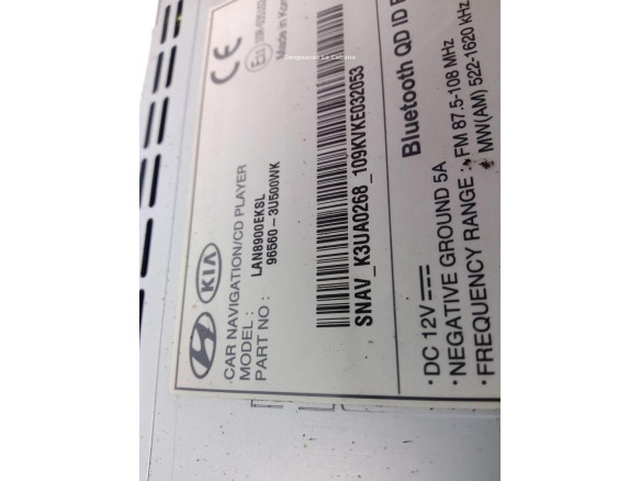 965603U500WK PANTALLA MULTIMEDIA KIA SPORTAGE (SL)|Desguaces La Cabaña