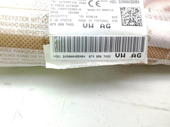 G9F880742G AIRBAG CORTINA DER SEAT ARONA (KJ7)|Desguaces La Cabaña
