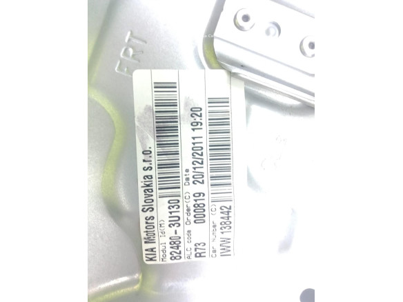 824803U130 ELEVALUNAS PUERTA LAT DEL DER KIA SPORTAGE (SL)|Desguaces La Cabaña