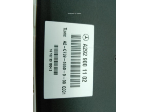 A2929001102 MODULO ELECTRONICO 2 MERCEDES BENZ GLE (W166)|Desguaces La Cabaña