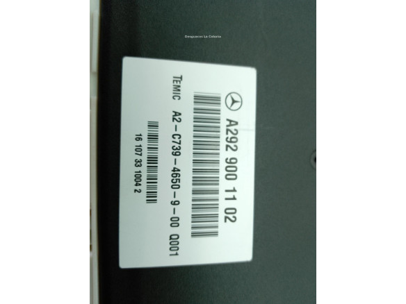 A2929001102 MODULO ELECTRONICO 2 MERCEDES BENZ GLE (W166)|Desguaces La Cabaña