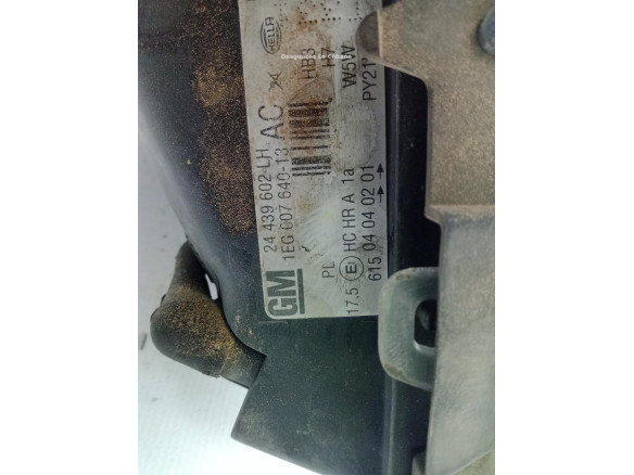24439602LH FARO IZQUIERDO OPEL ASTRA G Fastback (T98)|Desguaces La Cabaña