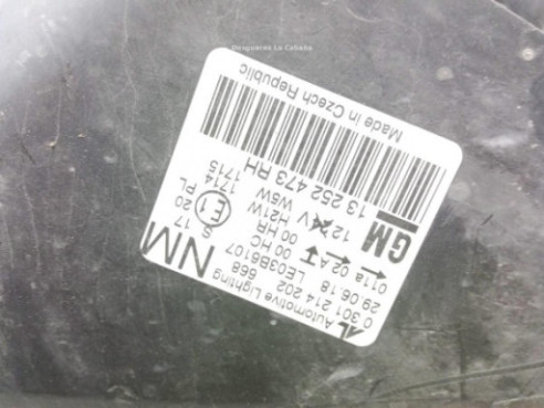 13252473RH FARO DERECHO OPEL ZAFIRA B (A05)|Desguaces La Cabaña