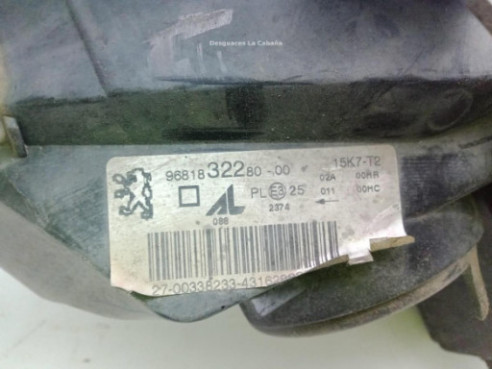9681832280 FARO DERECHO PEUGEOT 307 (3A/C)|Desguaces La Cabaña