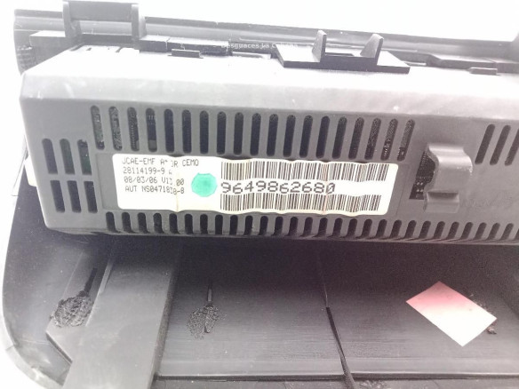 9649862680 DISPLAY PEUGEOT 307 (3A/C)|Desguaces La Cabaña