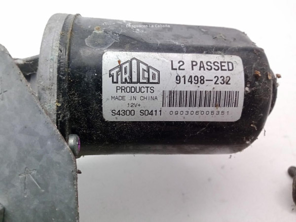 91498232 MOTOR LIMPIAPARABRISAS DEL OPEL CORSA C (X01)|Desguaces La Cabaña