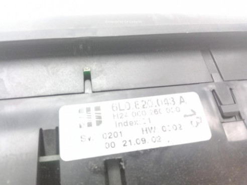 6L0820043A MANDO CLIMA SEAT IBIZA III (6L1)|Desguaces La Cabaña