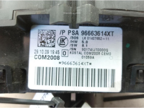 96663614XT MANDO COMPLETO PEUGEOT 3008 Limusina (0U_)|Desguaces La Cabaña