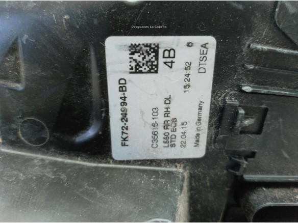 FK72524994BD CERRADURA PUERTA LAT TRA DER LAND ROVER DISCOVERY SPORT (L550)|Desguaces La Cabaña