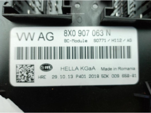 8X0907063N MODULO ELECTRONICO 3 AUDI Q3 (8UB, 8UG)|Desguaces La Cabaña