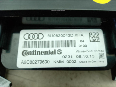 8U0820043D MANDO CLIMA AUDI Q3 (8UB, 8UG)|Desguaces La Cabaña