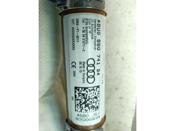 8U0880741D AIRBAG CORTINA IZQ AUDI Q3 (8UB, 8UG)|Desguaces La Cabaña