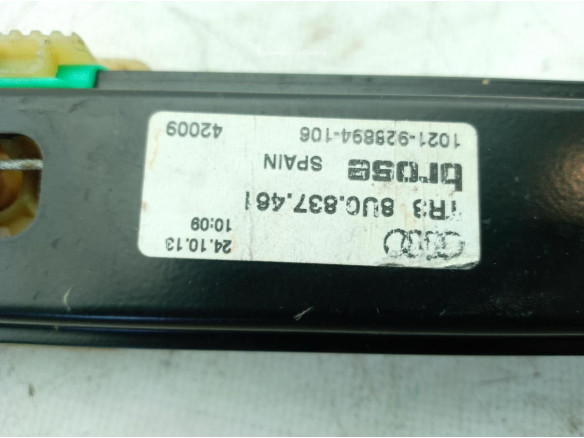 8U0837461 ELEVALUNAS PUERTA LAT DEL IZQ AUDI Q3 (8UB, 8UG)|Desguaces La Cabaña
