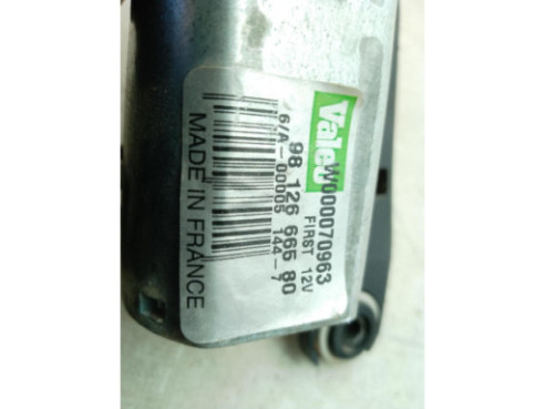 9809816380 MOTOR LIMPIAPARABRISAS TRA CITROEN JUMPY Furgón|Desguaces La Cabaña