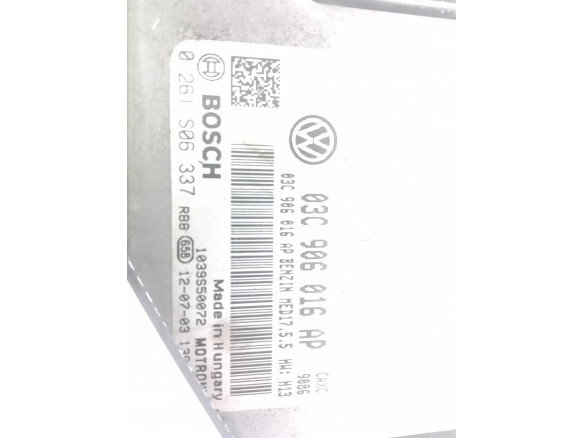 03C906016AP CENTRALITA MOTOR SEAT LEON (1P1)|Desguaces La Cabaña