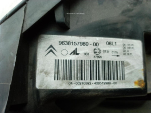 9638157980 FARO IZQUIERDO CITROEN XSARA (N1)|Desguaces La Cabaña