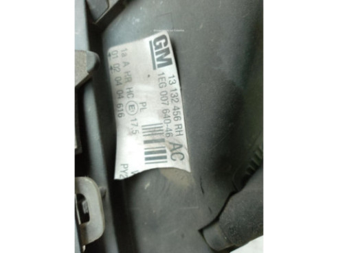 13132456RH FARO IZQUIERDO OPEL ASTRA G Fastback (T98)|Desguaces La Cabaña