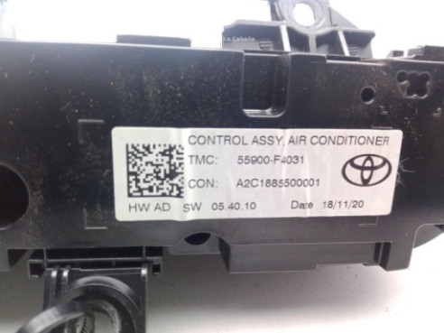 55900F4031 MANDO CLIMA TOYOTA C-HR (_X1_)|Desguaces La Cabaña