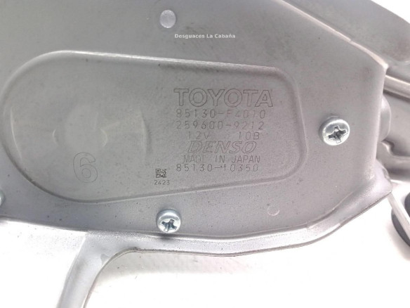 85130F4070 MOTOR LIMPIAPARABRISAS TRA TOYOTA C-HR (_X1_)|Desguaces La Cabaña
