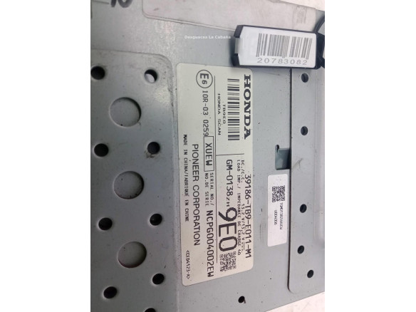 39186TB9E011M1 AMPLIFICADOR SONIDO HONDA CIVIC IX Tourer (FK)|Desguaces La Cabaña