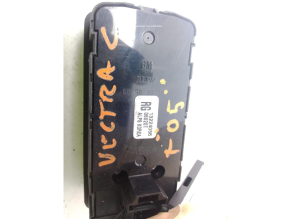 13224056RG, MANDO ELEVALUNAS PUERTA LAT DEL IZQ OPEL VECTRA C (Z02)|Desguaces La Cabaña